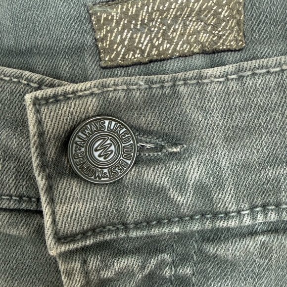 Mother The Charmer Distressed Jeans in Forest size 28
